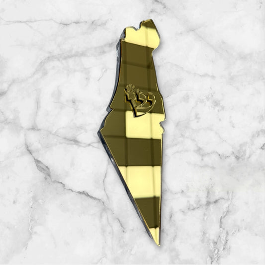 מזוזת ארץ ישראל בצבע מראה